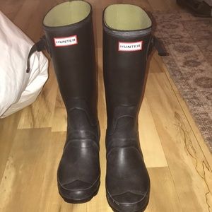Hunter Wide Calf Tall Rain Boots